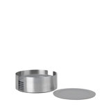 Lareto 7 Piece Coaster Set with Holder