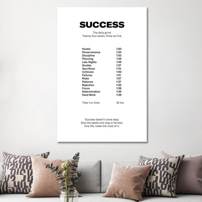 Success by Avesix - Wrapped Canvas Print
