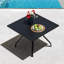  Ensemble de salle à manger 7 pièces avec coussins, parasol et chaises en textilène pour table et jardin