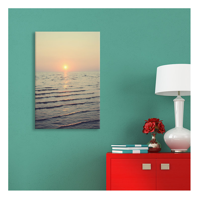« cape cod », impression sur toile, H 12 po x l 8 po x P 0,75 po
