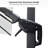 Roshundra Solar Powered LED 10' Square Cantilever Umbrella，Without Base