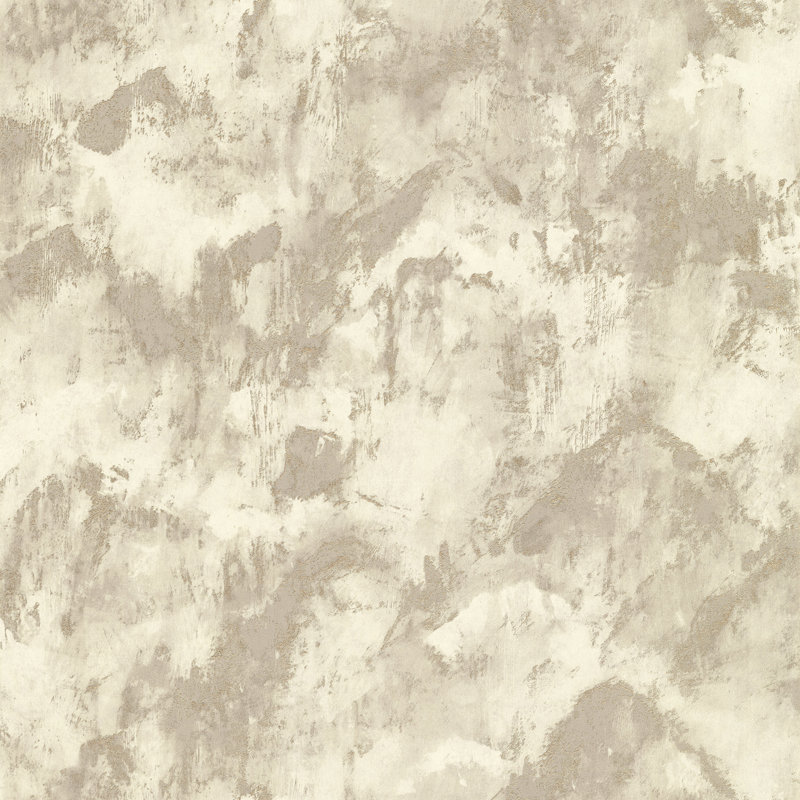 Toula Abstract Metallic Wallpaper Roll, Brown
