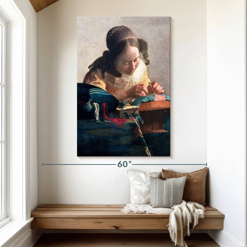 Leisha The Lacemaker, 51" H x 34" W