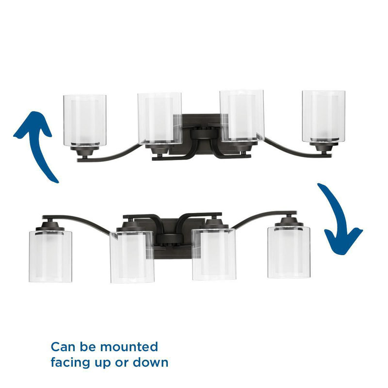 Annon 4 - Light Dimmable Vanity Light, Graphite