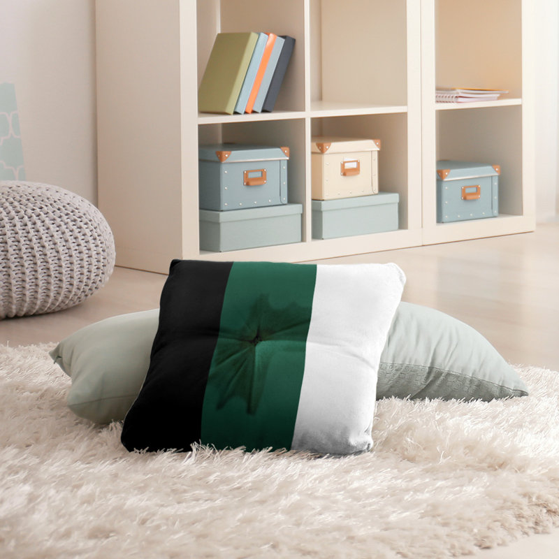  Coussin de sol touffeté, 26 po x 26 po, Vert