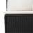 Vidaxl Garden Sofa Set Black, Cream White