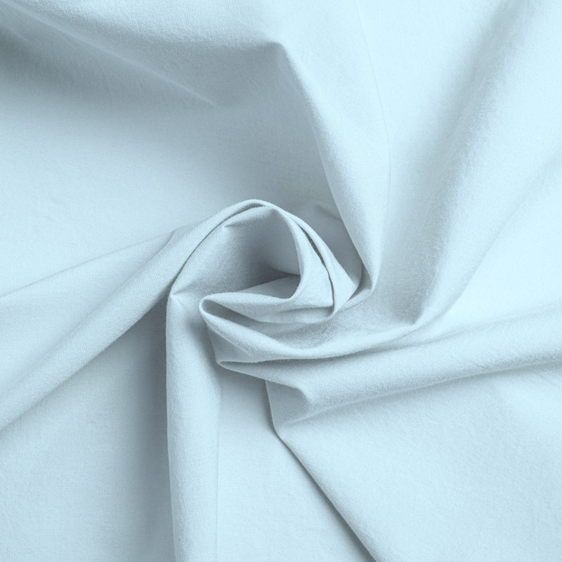 Ensemble de draps 100% coton 200 fils, Bleu ciel, Grand