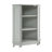 Grey Bathroom Cabinet - Triangle Corner Style Adjustable Shelf For A Neat Space Fashionable Chic Feature