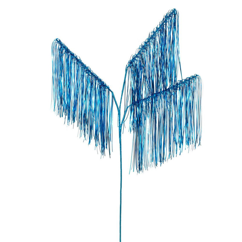 Tinsel Icicle Stems, Blue