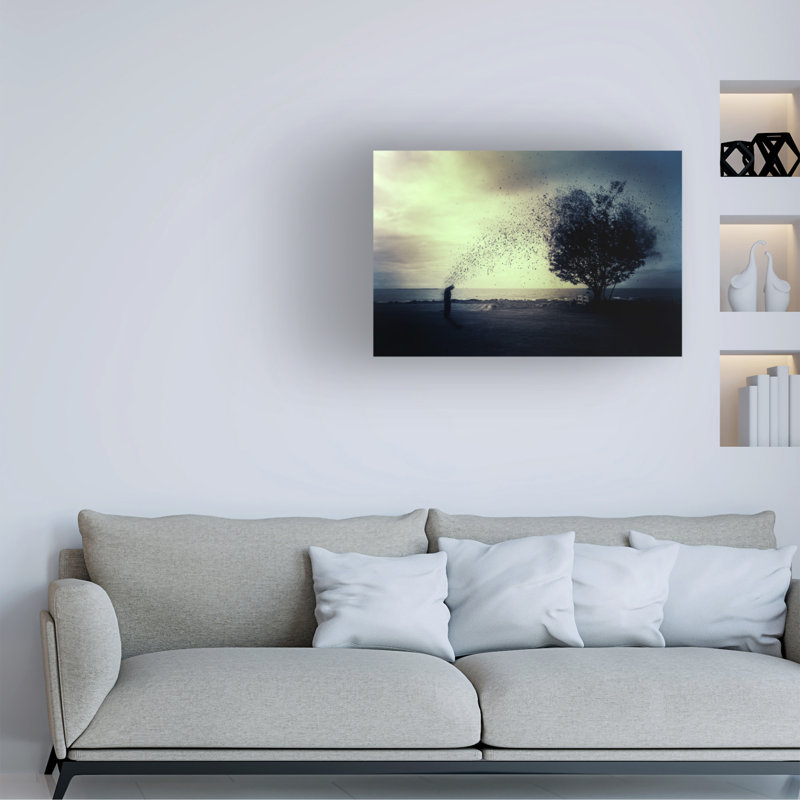 Œuvre d'art sur toile de John Colbensen, H 12 po x l 19 po
