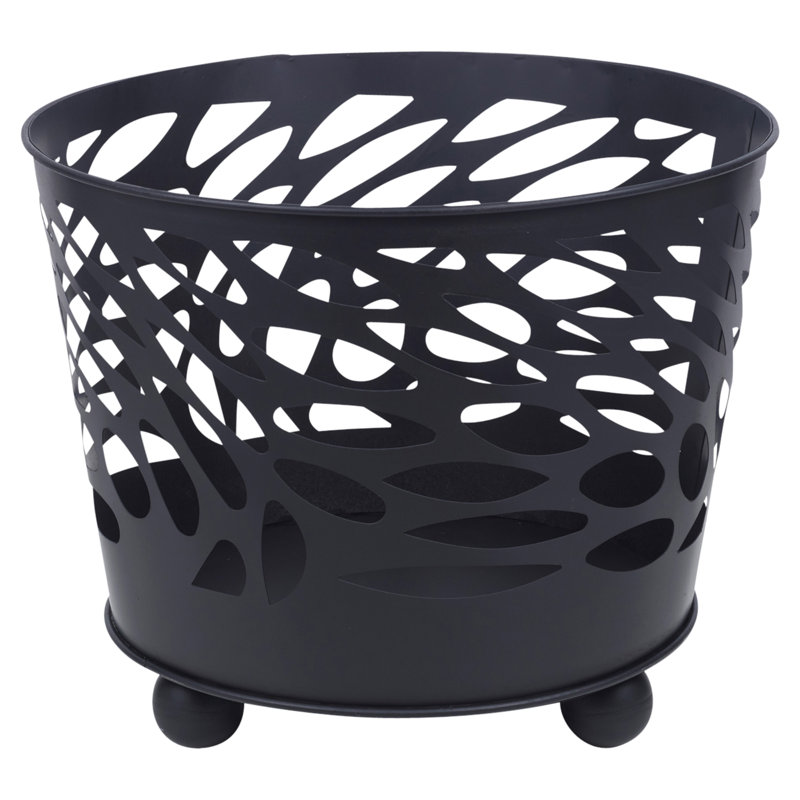 Mccully Round Cast Iron Smokeless Fire Ring, Leopard
