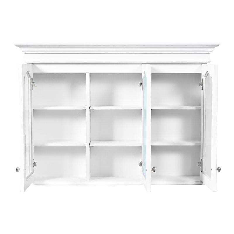 Armoire de salle de bain 40 "avec miroir et tablettes réglables - Une solution de rangement pratique et pratique pour les petites salles de bain.