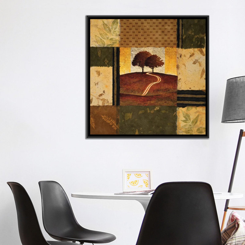 « adagio », impression sur toile, H 18 po x l 18 po x P 1,5 po, Toile avec cadre noir, Pas de tapis