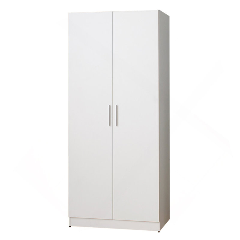 Mia Range-chaussures haut avec six tablettes en blanc