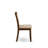 5 Piece Kitchen Table Set for 4 Includes a Round Dining Room Table with Dropleaf and 4 Light Tan Linen Fabric Parsons Dining Chairs, 42x42 Inch, Natural Walnut-440094681-440094686-440130013