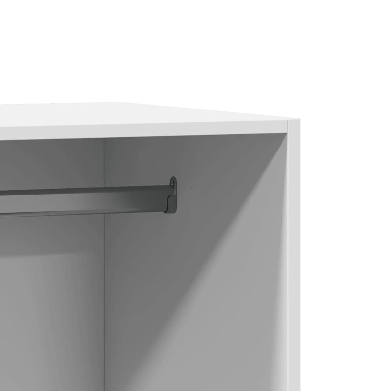 Sharetha Manufactured Wood Wardrobe, White