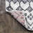 Maidste Moroccan Geometric Distressed Ivory/Black Rug-1047277872