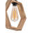 Elegant Wooden Chandelier, Natural Finish, 11.8 x 10.2 inches | Adjustable Height (Up to 27.6 inches) | E27 Socket, Max 40W | CE Certified | Perfect for Dining Rooms, Living Spaces, and Modern Interiors-1283165137
