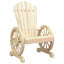 Alpen Home 3 Piece Garden Lounge Set Solid Wood Fir