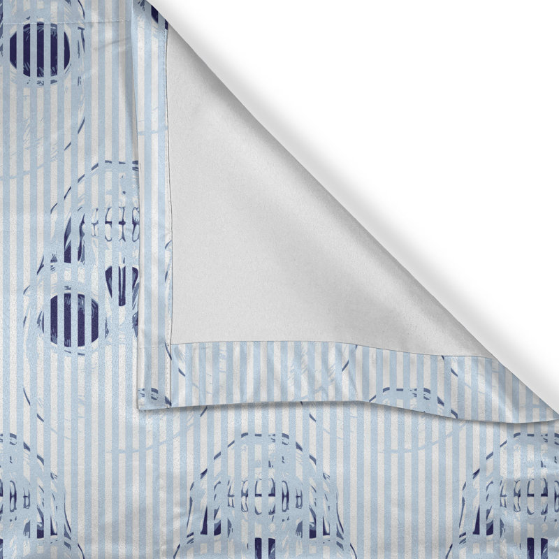 Semi Sheer Curtain Pair