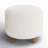 Risco 22.5" Wide Round Footstool Ottoman-466130517-466130518