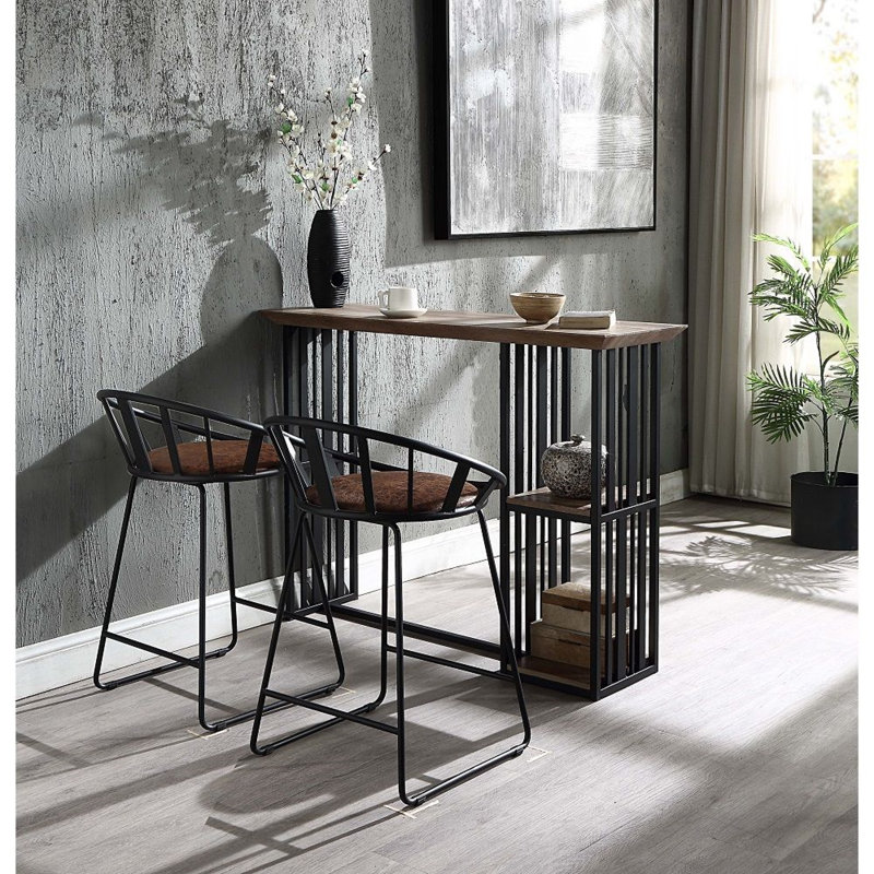 Teigue 2 - Person Trestle Dining Set