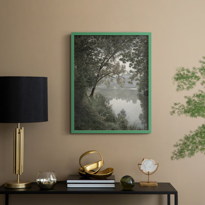 «Vintage Landscape XLII», reproduction encadrée - bois massif