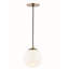 Luminaire suspendu sphère 1 lumière Luna-1604292611