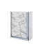 Commode en marbre blanc lune avec DEL