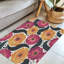 Tapis tressé Blossom Riot-227681160