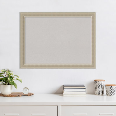 Amanti Art No Cork Wood Bulletin Board