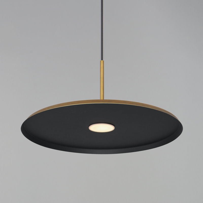Luminaire suspendu Celie, Laiton antique
