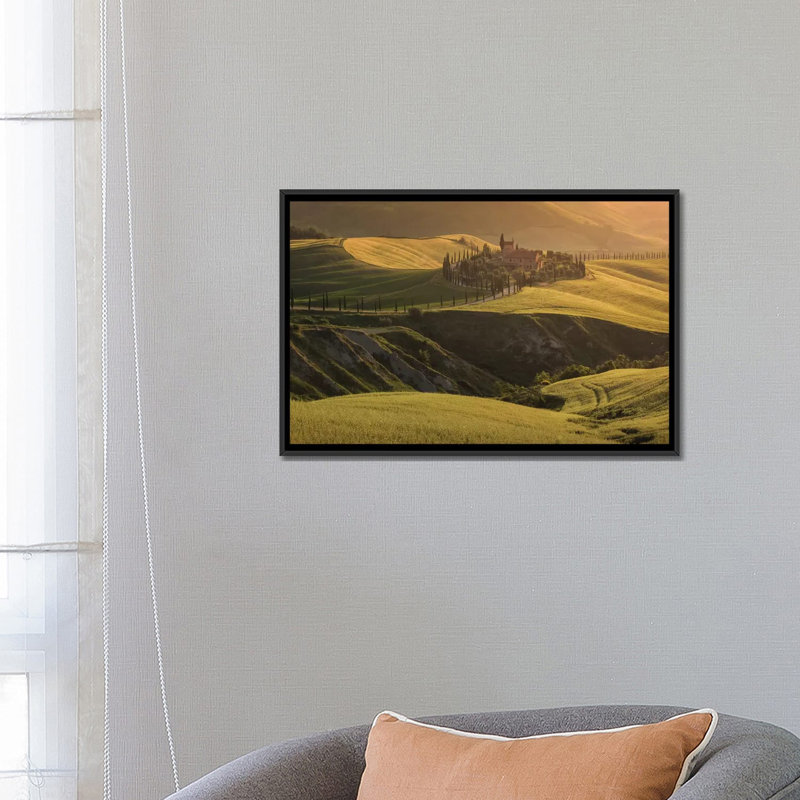 «Spring in Tuscany VII» par Daniel Kordan, reproduction de photo sur toile tendue, H 18 po x l 26 po x P 1,5 po, Pas de tapis