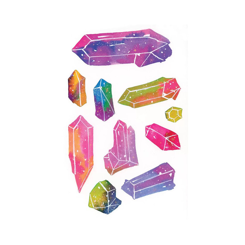 Crystal Gem by Penelopeloveprints - Wrapped Canvas Print, 66.04 cm H x 45.72 cm W