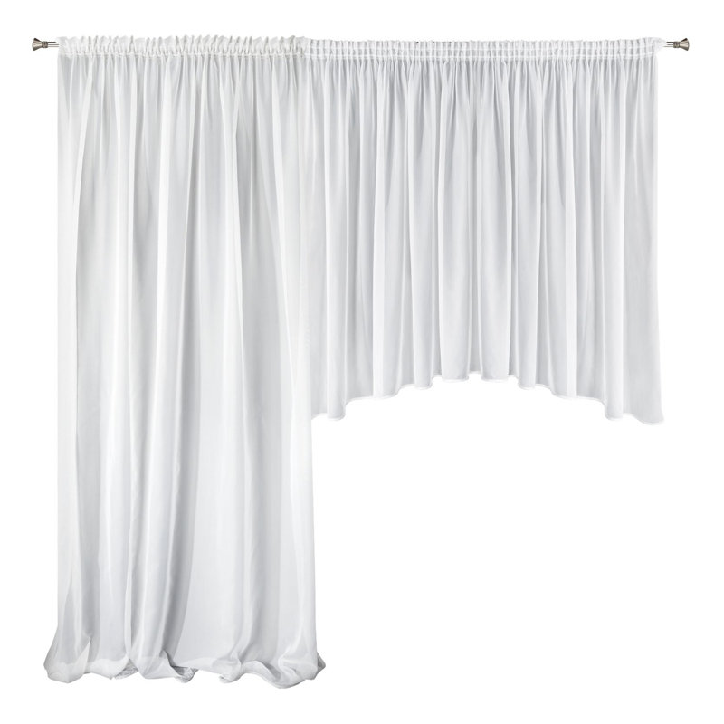 Shreyas Semi Sheer Curtains Single Panel