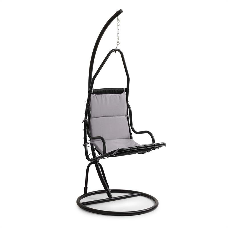 Serramazzoni Swing Chair with Stand, Grey