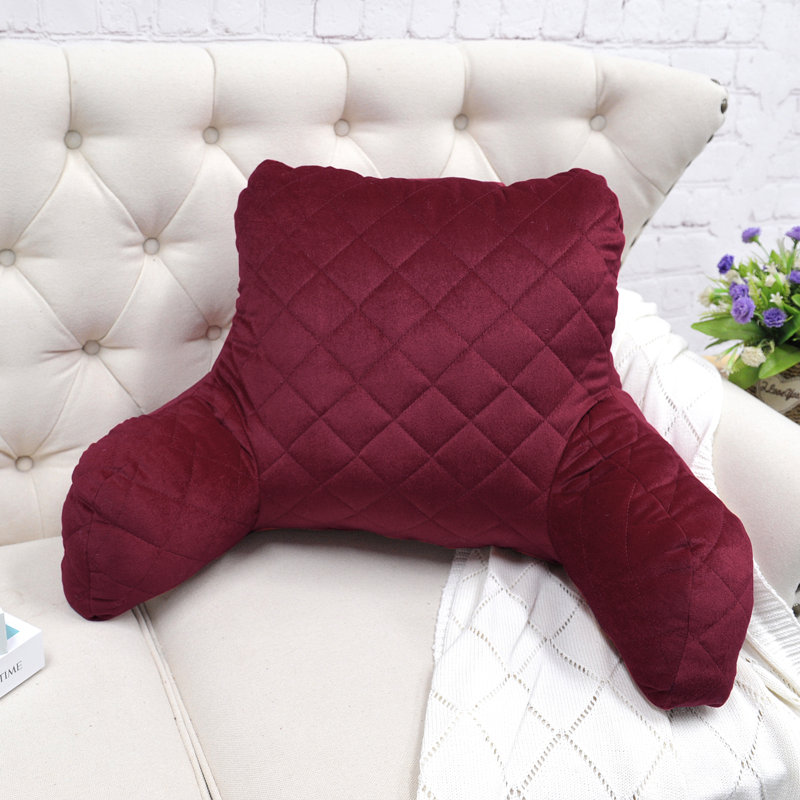 Velvet Throw Pillow Cover & Insert, Deep Claret