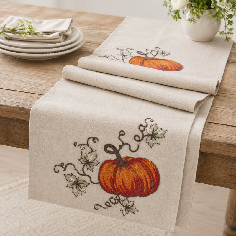 Truex Thanksgiving Table Runner, 90" L x 15" W