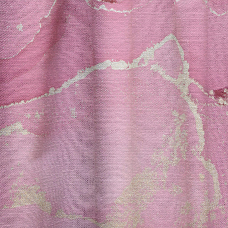 Encre rose liquide avec horizon bleu - Rideau en velours moderne - obscurcissant - 1 panneau, L 52 po x L 120 po
