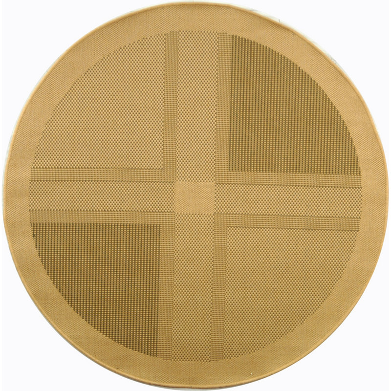 Stevison Performance Geometric Indoor/Outdoor Area Rug, Round 6'7"