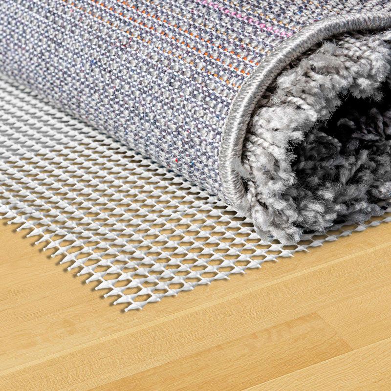 Non-Slip Dual Surface 0.1'' Thick Rug Pad, Round 5'1"