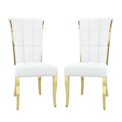 Husnaa 19.7'' H Velvet Upholstered Side Chair