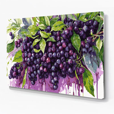 Art mural en métal «Fruit Marionberry»