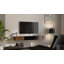 Meuble télé 55 po mural flottant ultrabrillant avec rangement (noyer)-1744604062