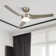 132.1cm 3-Blade LED Smart Ceiling Fan with Remote Control and Light Kit Included