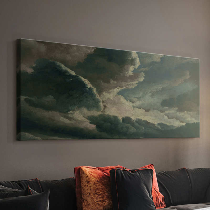 Série paysage - CCCCLX - Toile tendue avec châssis - Prêt à accrocher, H 12 po x l 30 po