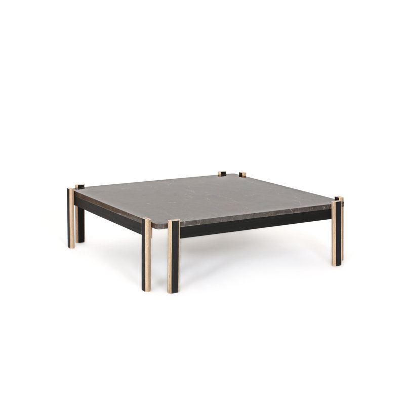 Pirwi Marble Coffee Table, Gray