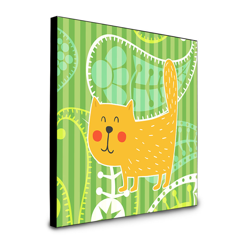 Panneau mural d’art chat Arlee