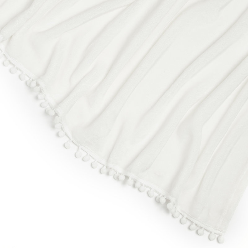 Kulkarni Throw Blanket, W125 x L150cm, White