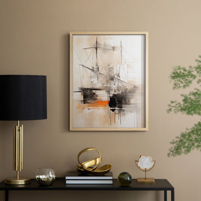 NAUTICAL Series CECXCVII, reproduction encadrée - bois massif